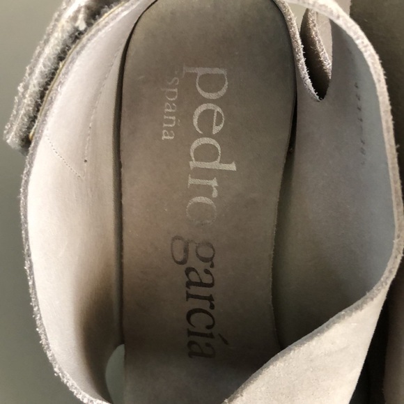 Pedro Garcia platform wedge sandals size 8 - Picture 6 of 7